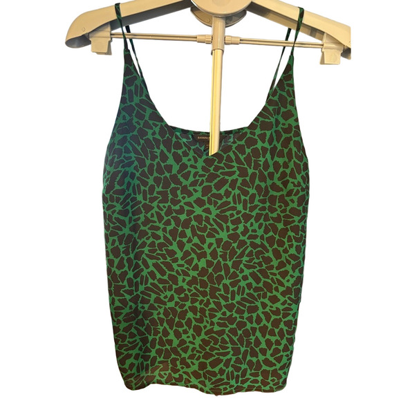 Banana Republic Tops - Banana Republic Green and Black Camisole Small